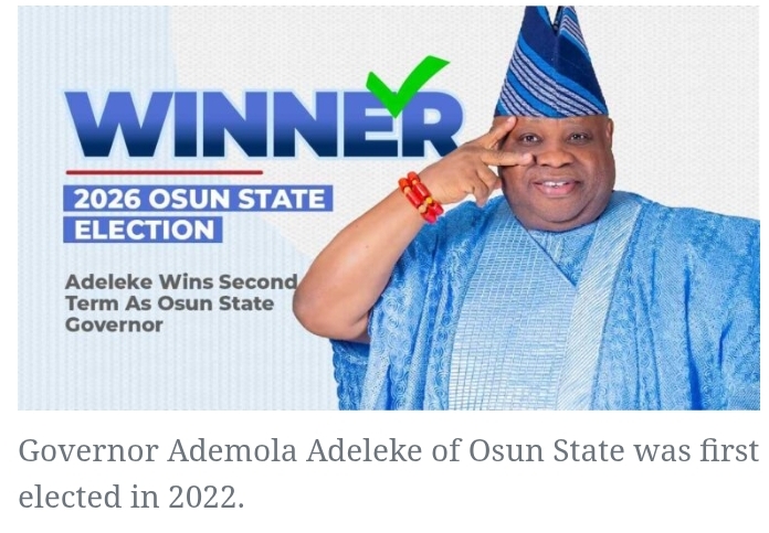 Accord’s Adeleke Wins Osun Governorship Election, Returns For Second Term screenshot 20260817 025645